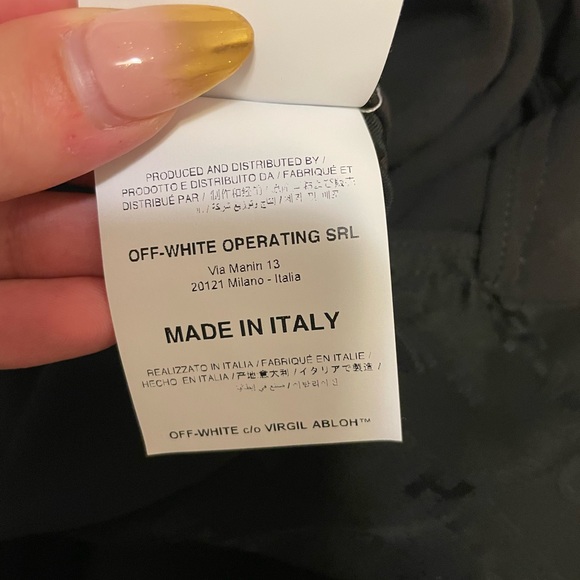 OFF-WHITE - Black Logo Jacquard Trousers - Picture 5 of 6